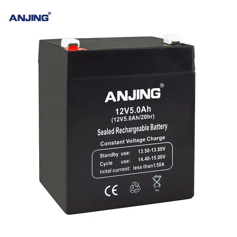 12V 5AH Battery for Backup Power LED emergency Light Children Toy Car Lead-acid Accumulator Replacement Maintenance | Электроника