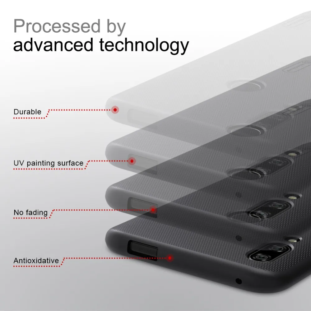 Huawei P Smart Z чехол Nillkin Супер Матовый Щит Жесткий Матовый ультратонкий чехол для huawei P Smart Z Nilkin чехол для телефона