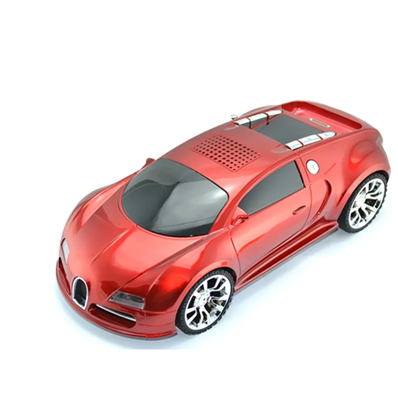 Портативный автомобиля Форма колонки FM радио USB TF карты плеера детей Подарки