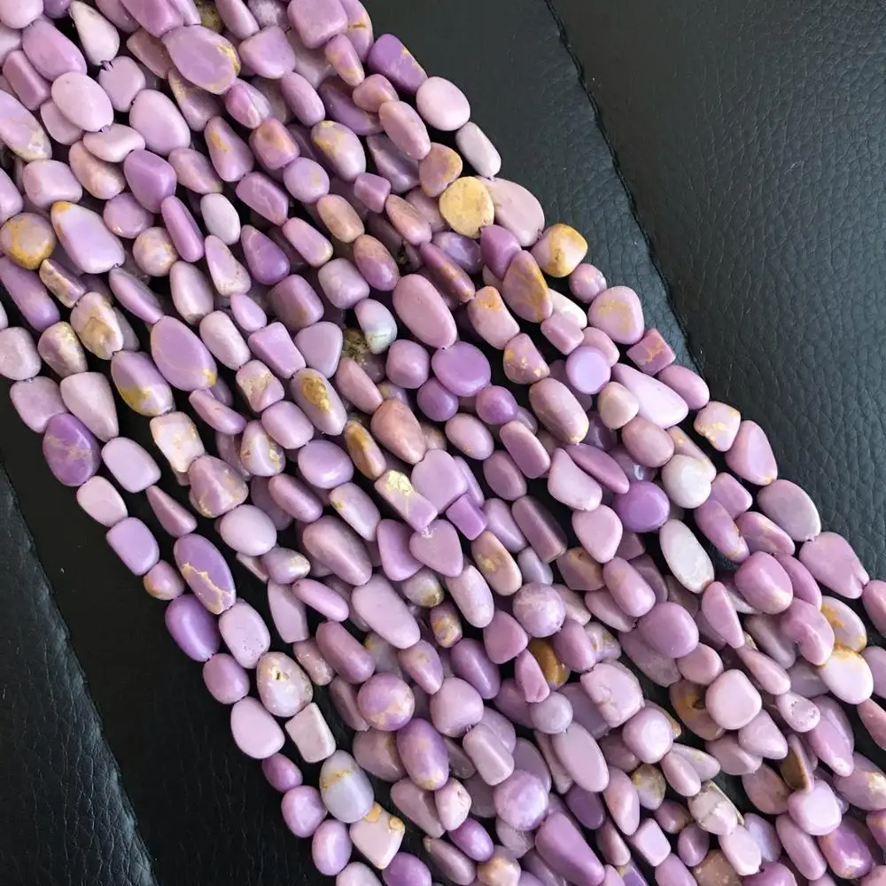 6x8mm Irregular Natural American Purple Mica Stone Beads Fashion Charm Jewelry Making Loose Stone Beads DIY Strand 15''