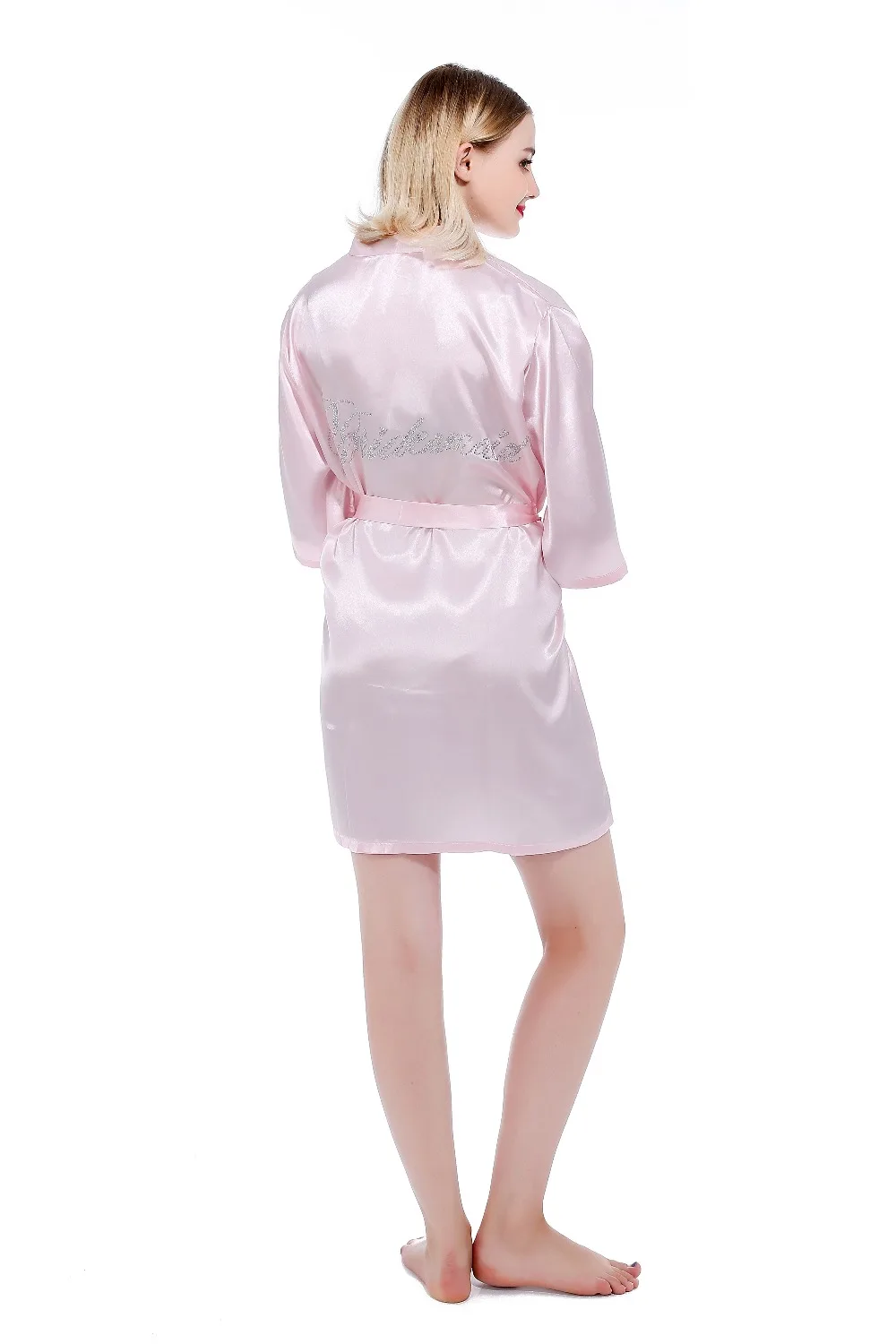 Свадебное платье подружки невесты Стразы Пижама пеньюар женское кимоно