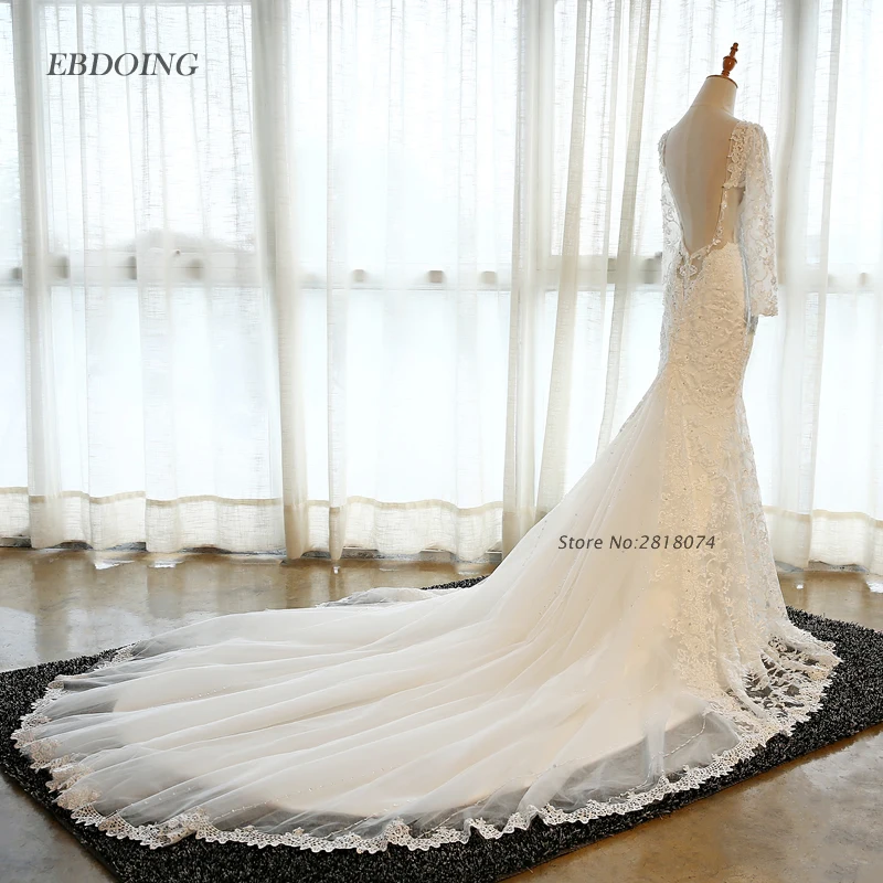 Свадебное платье с юбкой годе V образным вырезом|vestidos de novia|wedding gownswedding dress mermaid |
