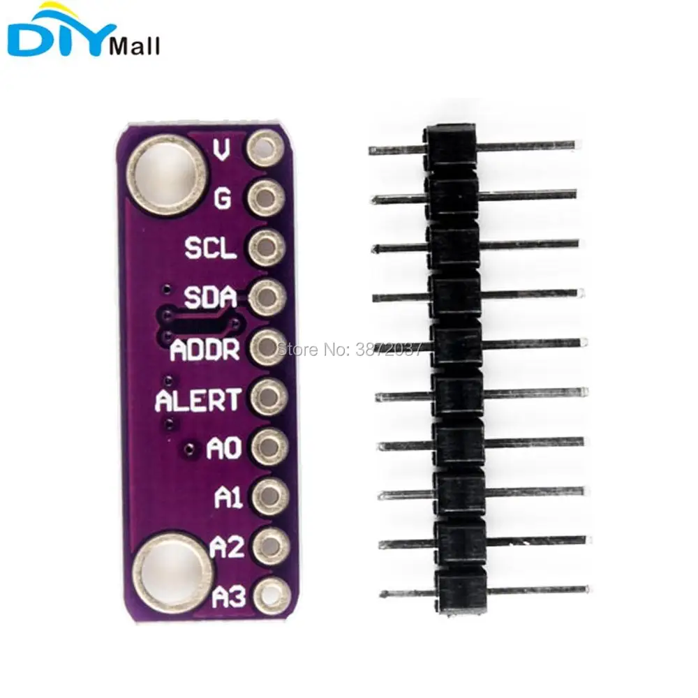 

10pcs/lot GY-ADS1015 ADS1115 12Bit Analog to Digital Converter ADC Module Breakout Board for Arduino