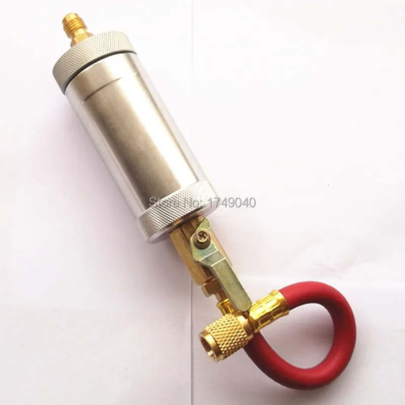 R134A A/C автомобильный AC масло и инжектор красителя R134 R12 R22 масла в линии с 1/4