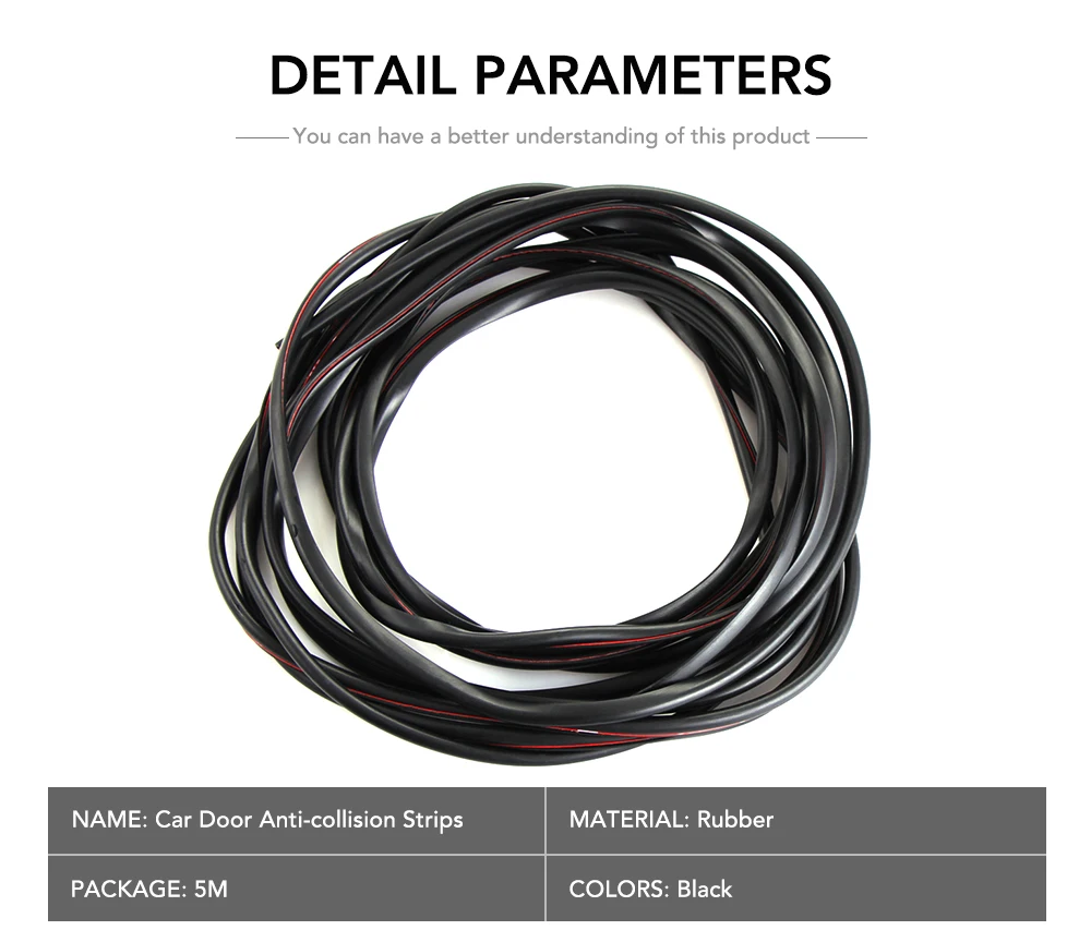 5 м универсальные защитные щитки для края автомобильной двери отделка