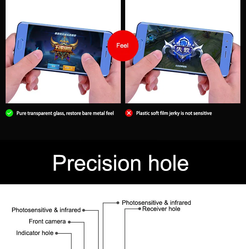 3D полное покрытие из закаленного стекла для huawei P smart Honor 9 Lite 8 10 Lite V9 Play V10 8 9 10 Защитная стеклянная пленка для экрана