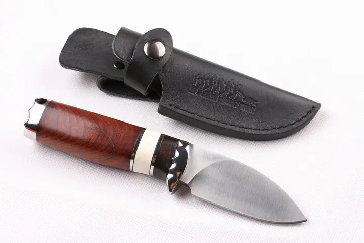 Лучшее качество маленький охотничий нож с фиксированным клинком 7CR15MOV Лезвие