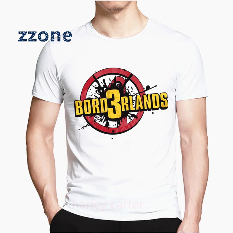 Borderland 3 футболка для мужчин и женщин с принтом модная коротким рукавом уличная