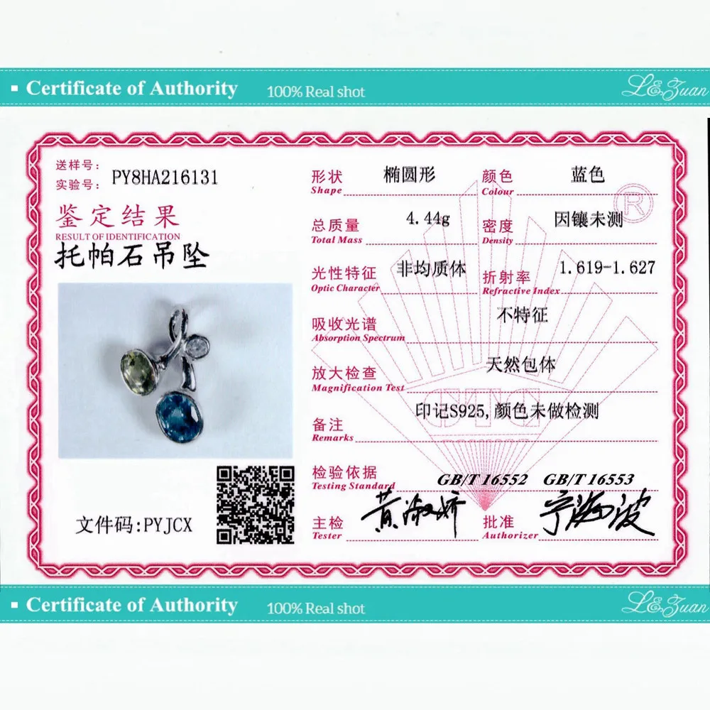Женский кулон из серебра 925 пробы с топазом карата|pendants for women|necklace stone pendantpendant necklace