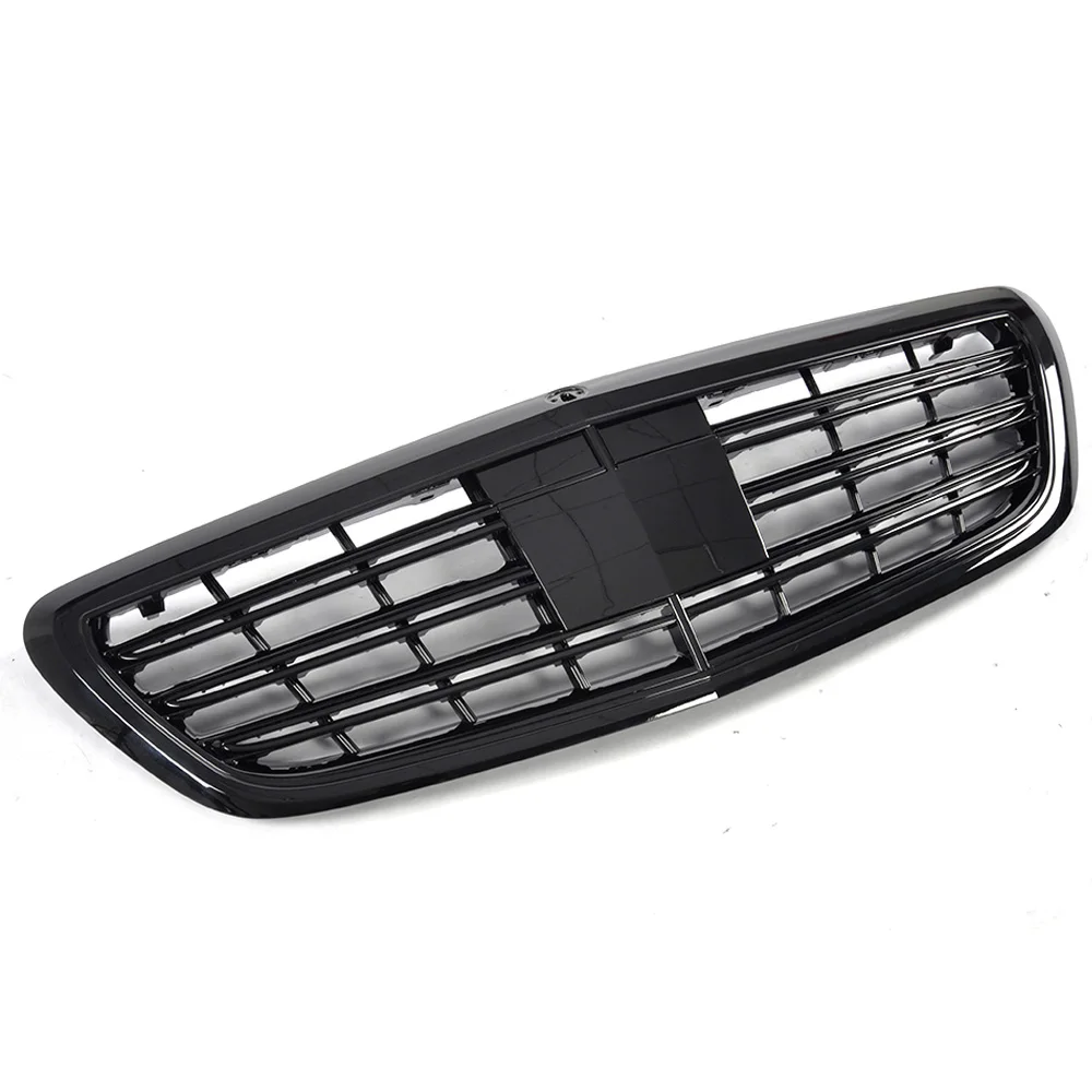 Новый S класс решетка для Mercedes Benz W222 Передняя Хром ABS гоночный гриль S400 S500 S550 C217 2014