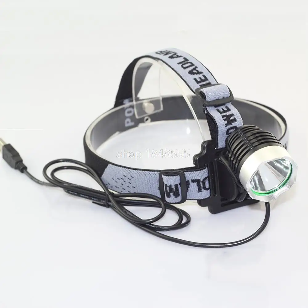 Multi-Functional Headlamp Bike Light Usb Power Bicycle Riding Frontal for cycling T6 Led Headlight Bright Head Lamp | Лампы и