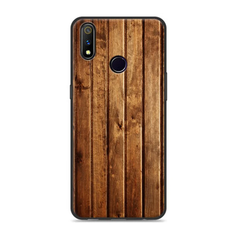 Для OPPO Realme 3 pro силиконовый бампер Real me 3 pro 3pro чехол мягкий TPU дерево камень Стиль задняя крышка Realme 3 pro чехол для телефона s