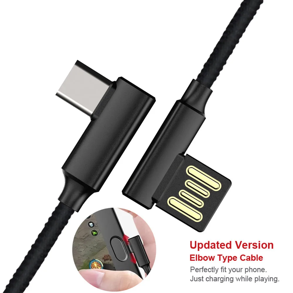 Прямоугольный разъем (под углом 90 градусов микро USB 2 0 3 1 Type C кабель для зарядного