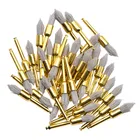 20 шт.лот Стоматологическая полировальная щетка стоматологические лабораторные материалы нейлоновая защелка глинозема плоский полировальный полировщик пророчество щетки щетины