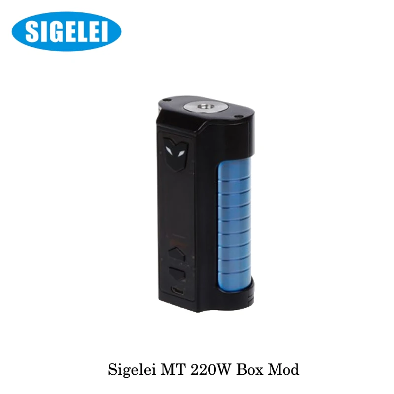 220 Вт электронная сигарета Оригинал Sigelei MT TC поле Mod работает на 18650 батарея не