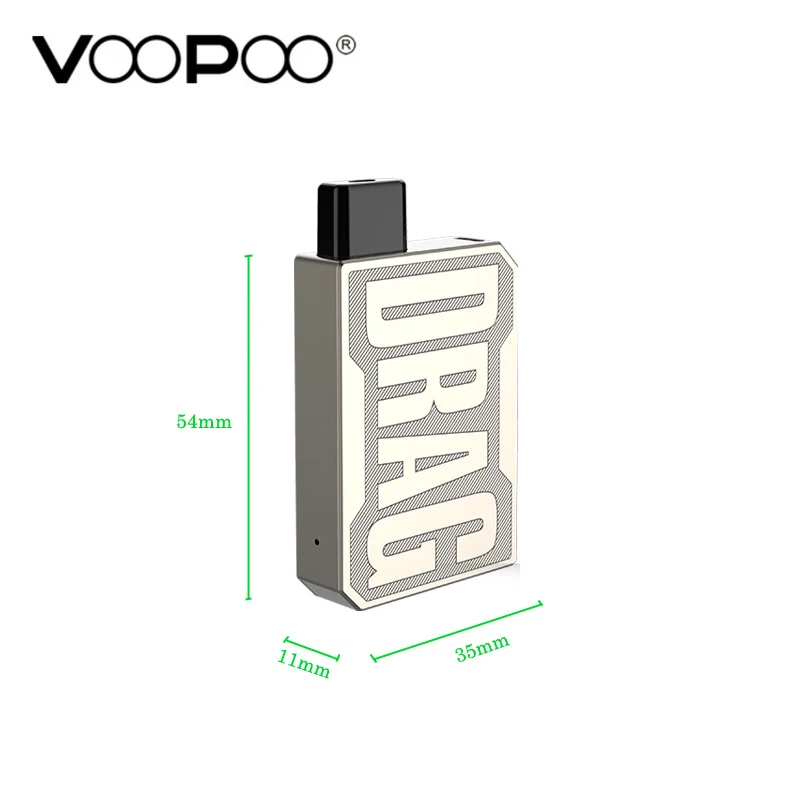 5 шт./лот набор Voopoo Drag Nano Pod 750 мАч 1 мл картридж GENE chip полимерная панель электронные