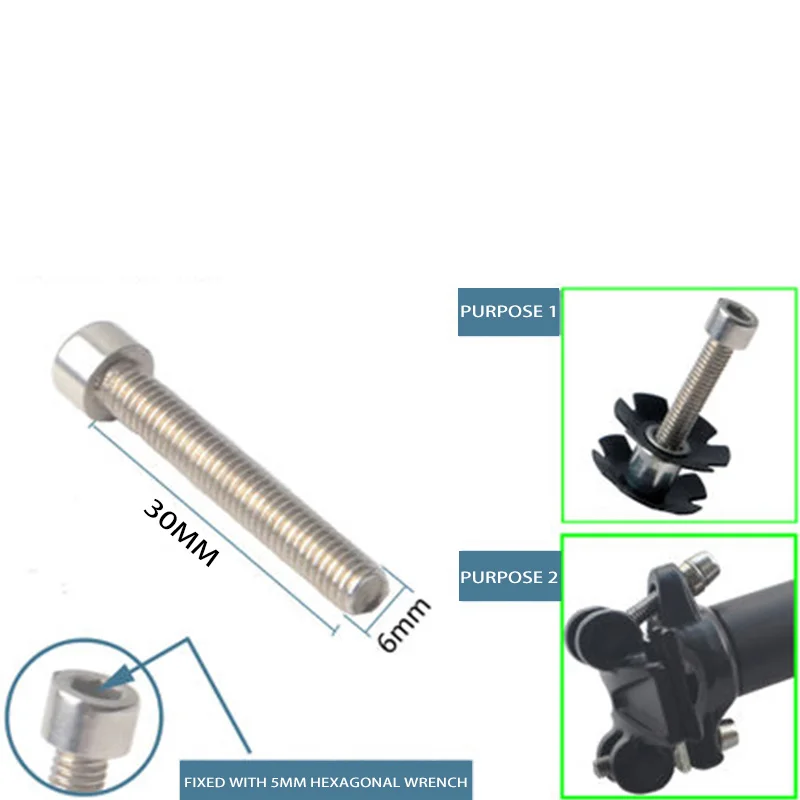 Mountain Bike Headset Core Screw Sunflower Bowl Set Bicycle Parts Front Head Tube Seat Post 28.6mm | Спорт и развлечения