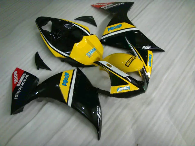 Мотоцикл обтекатель комплект для YAMAHA YZFR1 09 10 11 12 YZF R1 YZF1000 2009 2010 2012 ABS желто черные