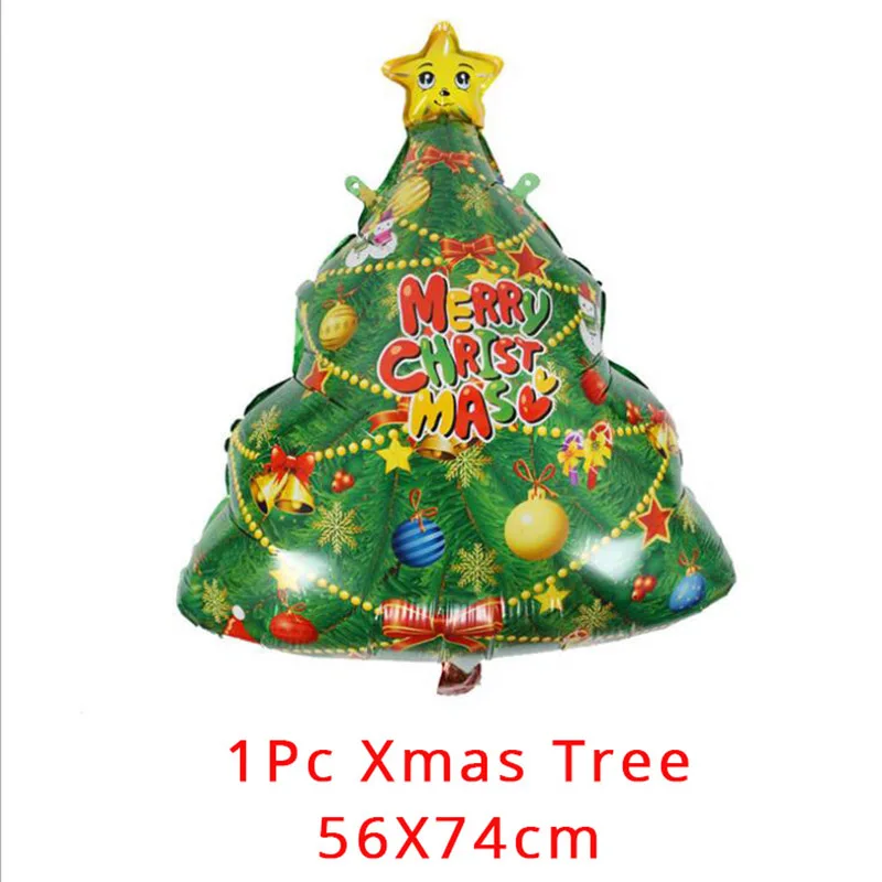 1pcs Joy-Enlife Рождество многоцветный латексный шар прозрачные воздушные шары на день рождения вечерние Счастливого Рождества Декор счастливого Нового года вечерние - Цвет: 1pcs