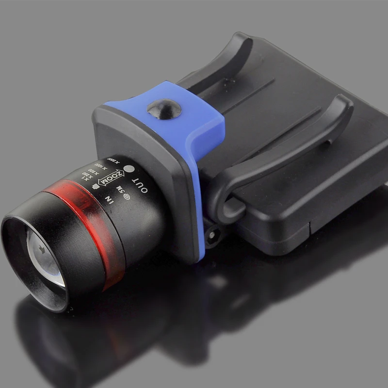 Zk50 налобный фонарь lampe frontale Zoomable Водонепроницаемая головная лампа led light Hat clip