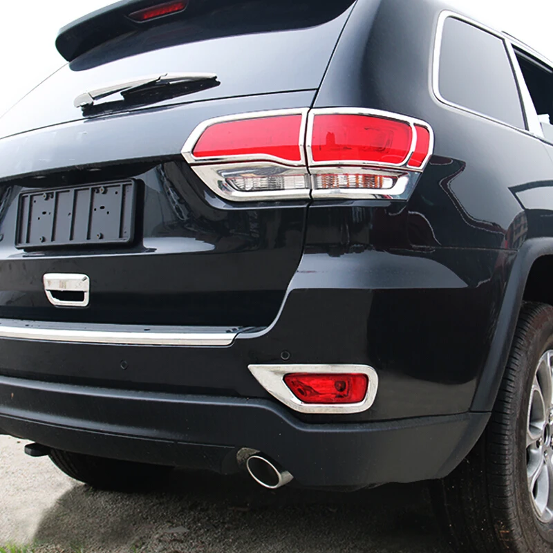 Хромированный АБС пластик для Jeep Grand Cherokee 2011 2016 аксессуары Автомобильный задний