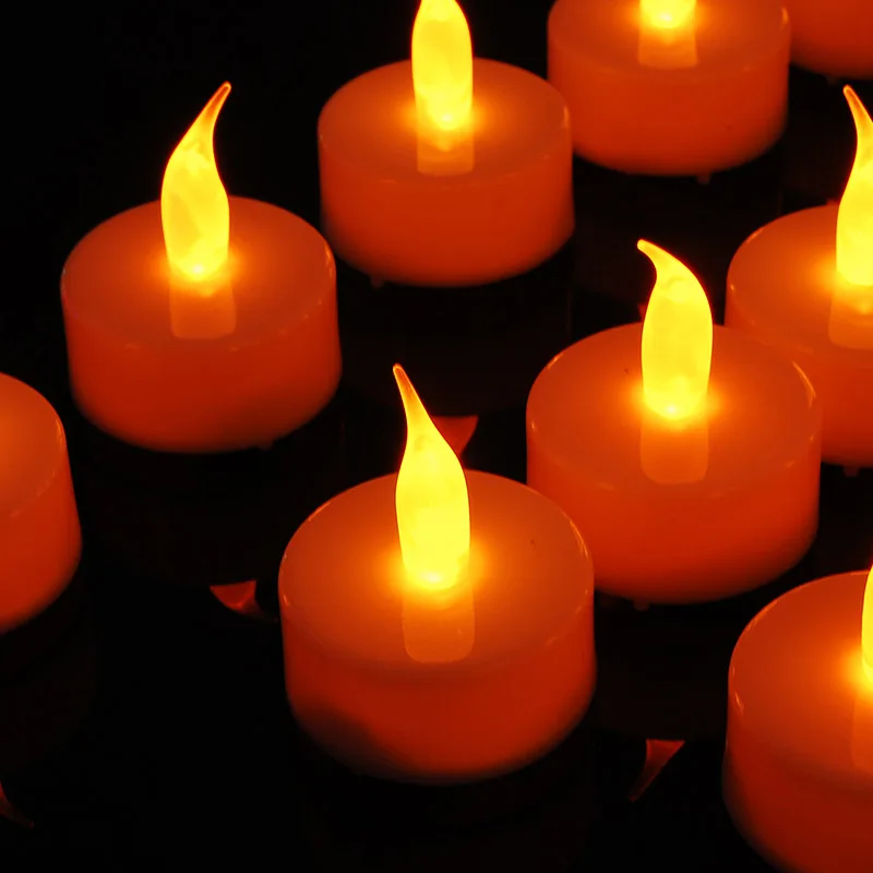 Lumiparty 12 шт./компл. LED Свечи мерцающий свет свечи Батарея электронным fameless