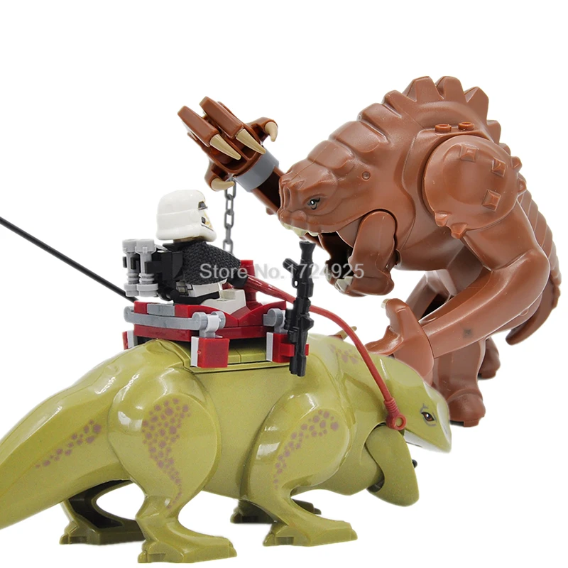 Одиночная продажа Rancor и Dewback блок Набор фигурок строительные блоки модели