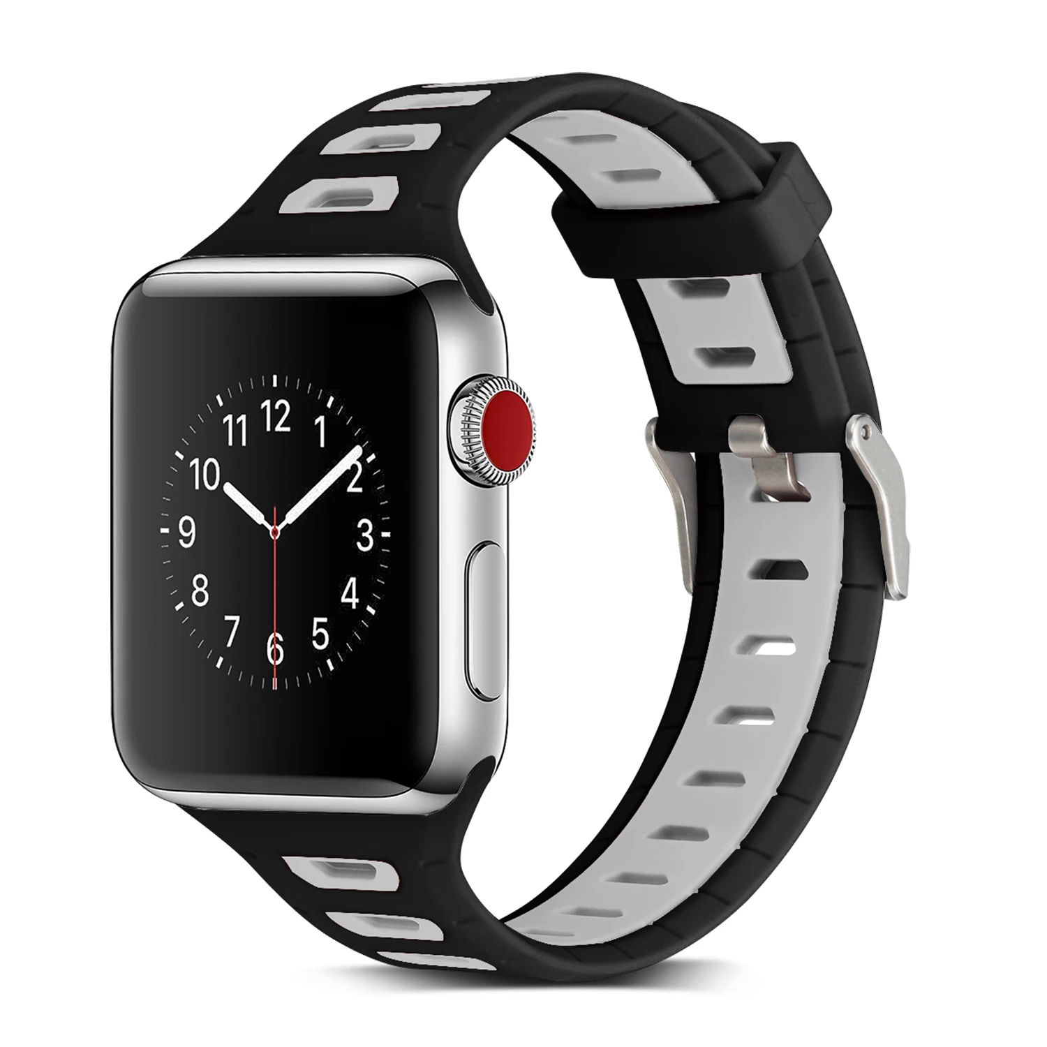 Для Apple Watch 4 44 мм 40 ремешок силиконовый сменный Браслет подходит для 3 2 1 42 38 серии