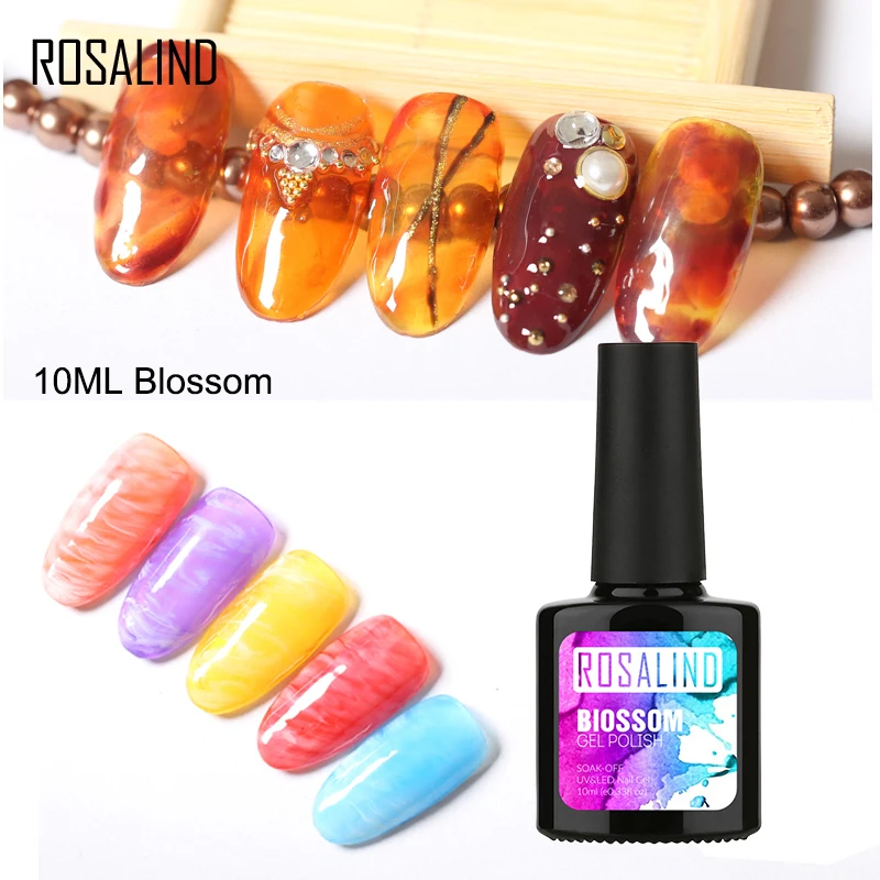 ROSALIND гель 1S для ногтей 10 мл som Off Vernis Полупостоянный лак нового маникюра DIY