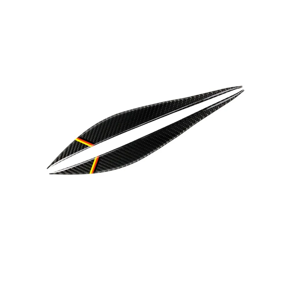RRX Headlights Eyebrows Eyelids carbon fiber for BMW F30 320i 325i 316i Front Headlamp 3 series Accessories car sticker | Автомобили и