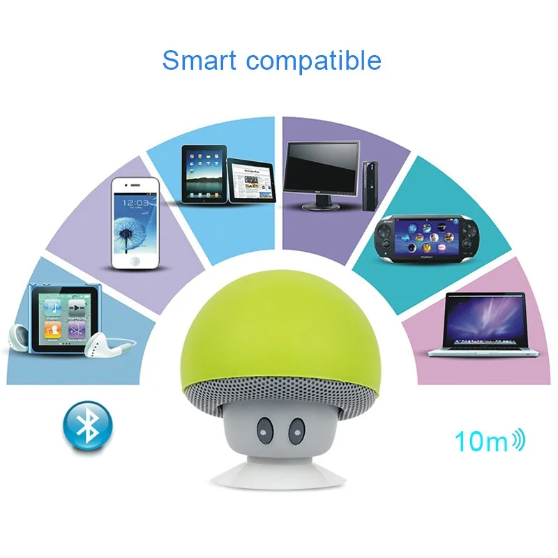 JOYTOP Bluetooth динамик мини Гриб стерео s MP3 плеер Caixa де сом смартфон Altavoz компьютер |