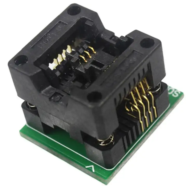 SOP8 to DIP8 SA602 gold-plated IC test stand / 24 93 narrow body conversion seat burning 150mil | Электроника