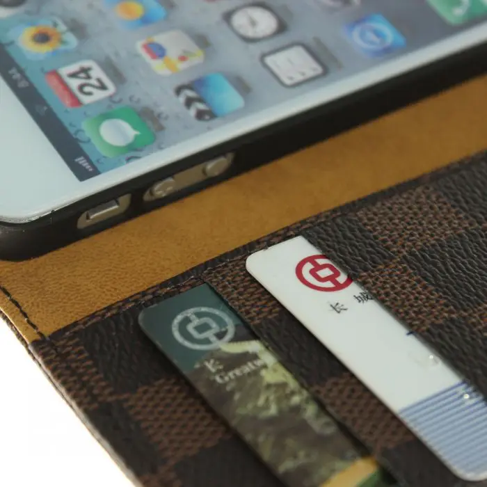 Big Sale! Luxury Leather Wallet Case with Card Slot For iPhone 5 5S - IC5 |