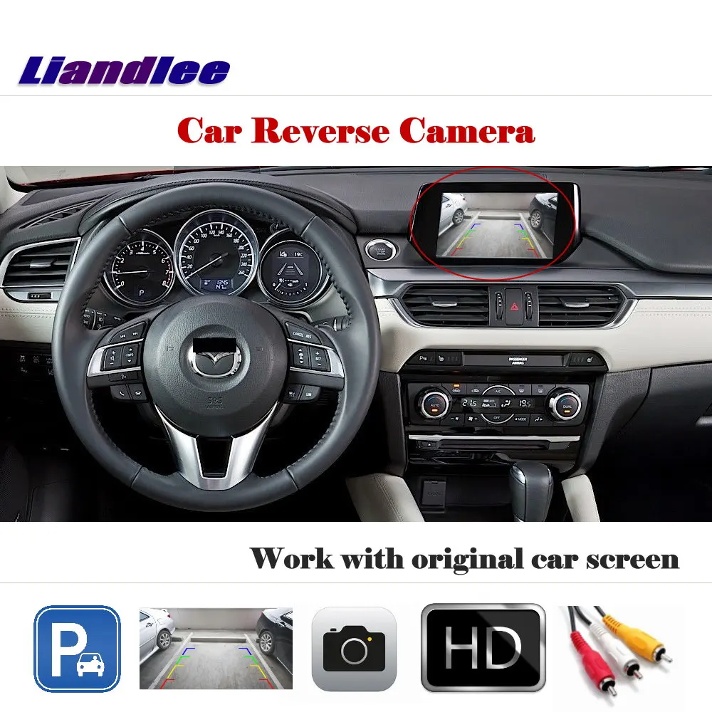 Автомобильная камера заднего вида Liandlee для Mazda 6 Mazda6 / Atenza 2012 ~ 2014 оригинальный