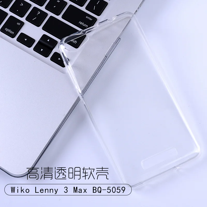 Роскошный ударопрочный Прозрачный чехол для телефона Wiko Lenny 3 Max чехлы из ТПУ