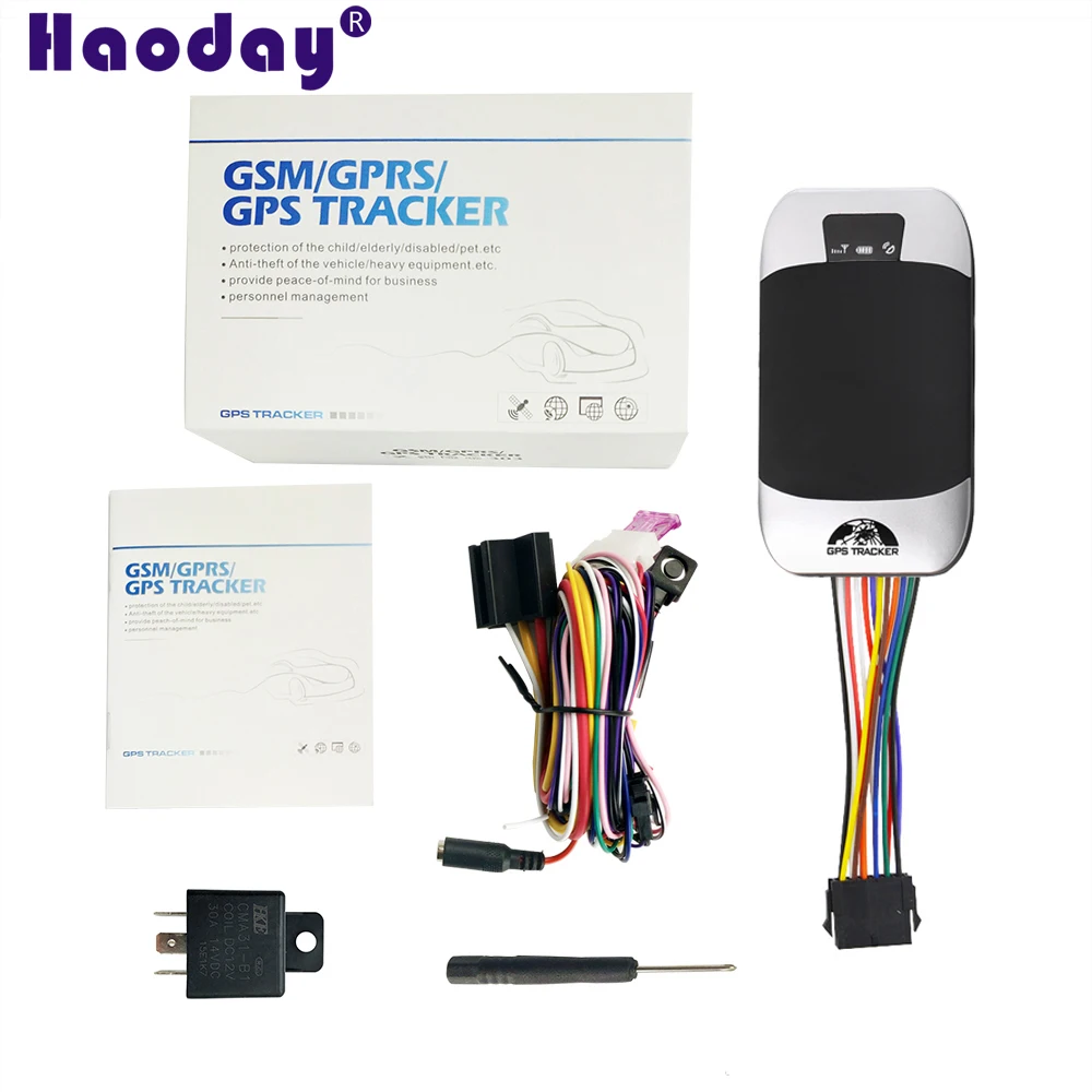 Unit with box Gps 303g-3g Автомобильный gps-трекер водонепроницаемое программное обеспечение свободного отрезания топлива обнаружения устройства слежения в реальном времени шок сигнализация - Цвет: Unit with box