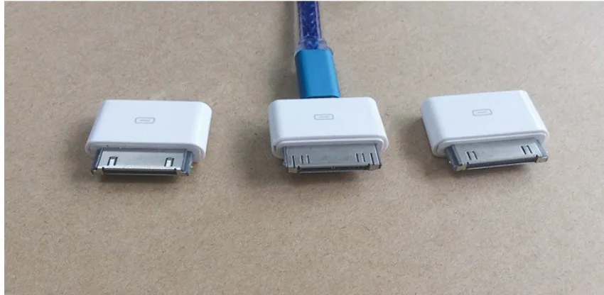 3 шт. адаптер micro usb для iphone4S. 4 ipad2/ipad3. Конвертер. 30pinds dock. | Электроника