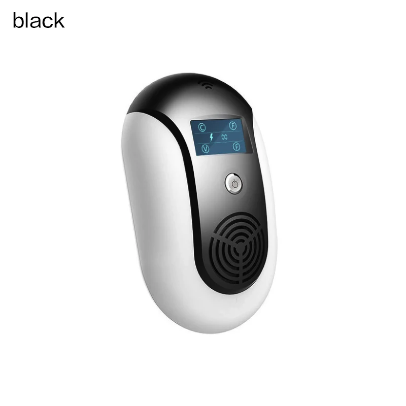 EU plug-black Ультразвуковое устройство для отпугивания тараканов от комаров, мышей, насекомых, крыс, пауков, для борьбы с вредителями, для дома, для отпугивания вредителей - Цвет: EU plug-black