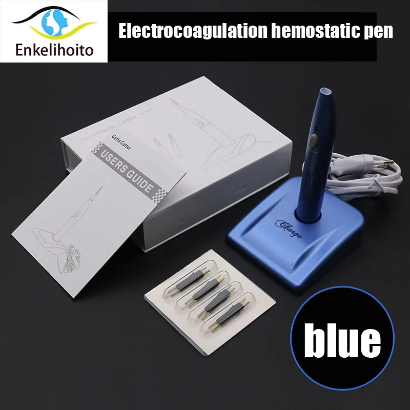 blue Инструменты для коагуляции век, хирургический инструмент, гемостатическое зарядное устройство, Электрический гемостат для коагуляции, электрическая ручка для прижигания, хирургический инструмент - Цвет: blue