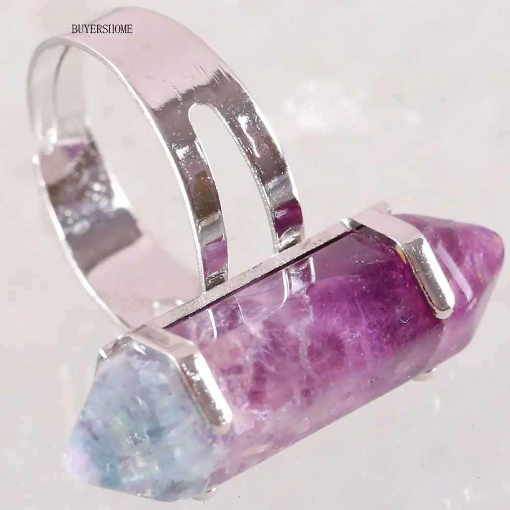 1 шт. ювелирные изделия для женщин из натурального камня шестиугольные бусины