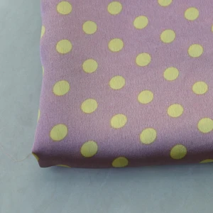 pink purple Платье в горошек Ткань мягкая Пижама аксессуары для волос текстиль креп Атлас - Цвет: pink purple