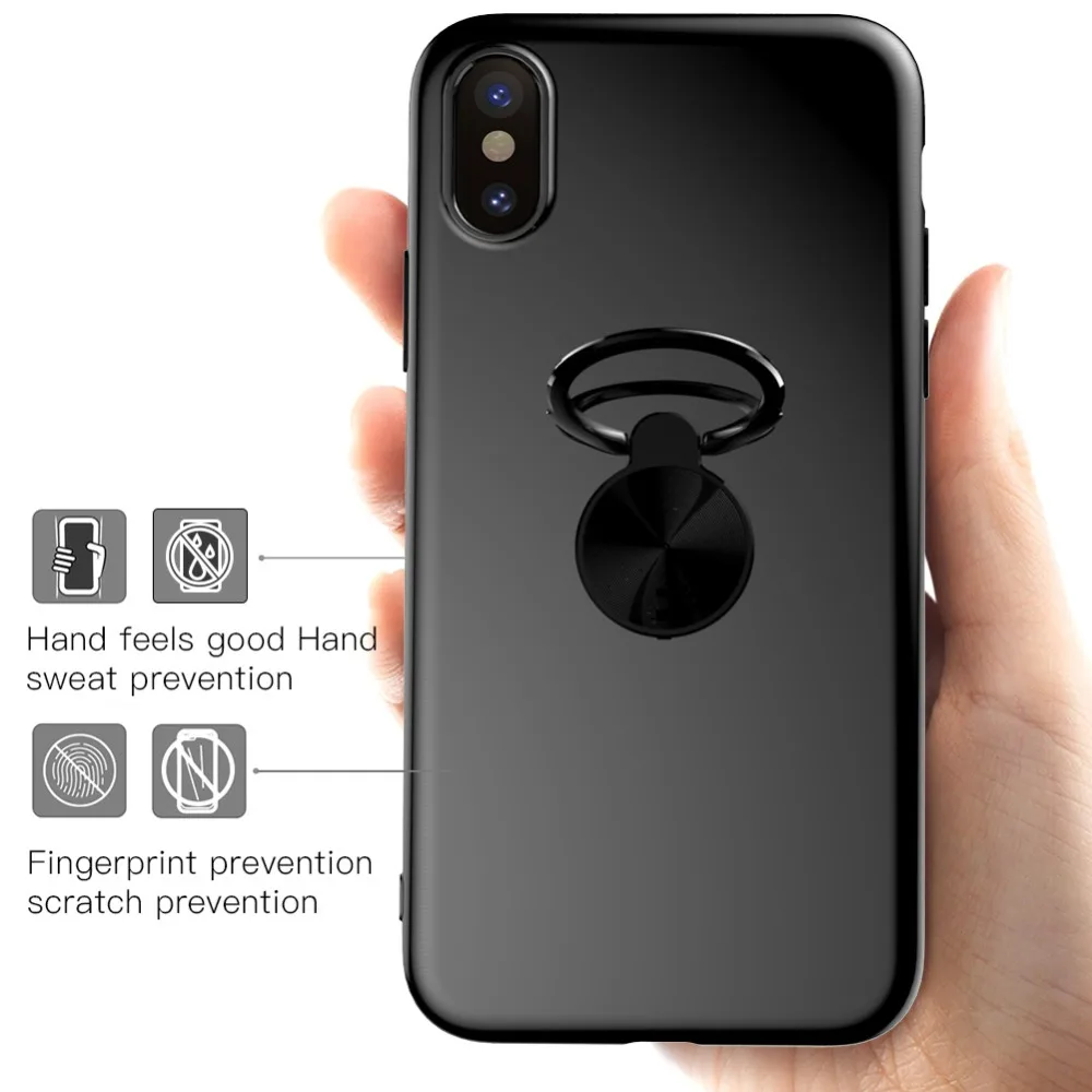 Магнитный автомобильный чехол Metrans для iPhone X XS чехлы-держатели Ультратонкий Стенд