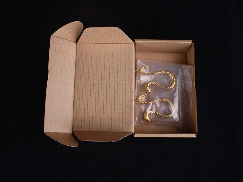 Цельные аксессуары для косплея hanboa петух змея Серьга Кулон Золотой |