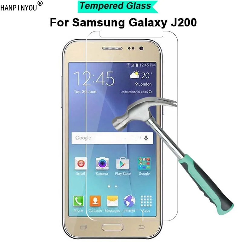 Ультратонкое закаленное стекло для Samsung Galaxy J2 (2015) J200 4 7 дюйма твердость 9H 2.5D