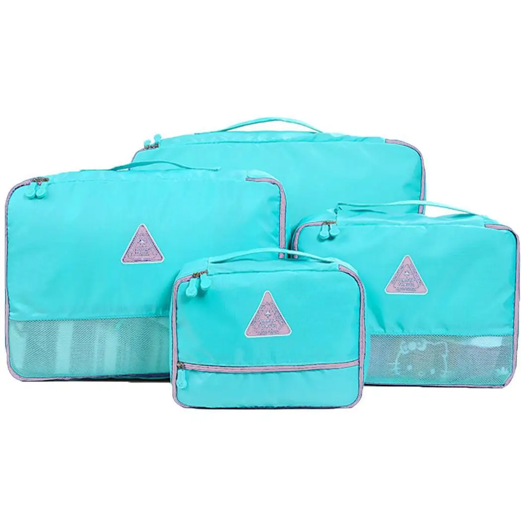 Новинка унисекс 4 шт./компл. сетчатая Лоскутная сумка для хранения путешествий на