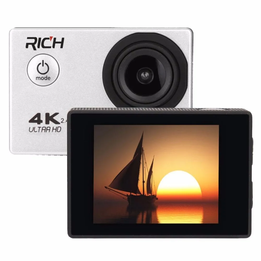F60 F60R 4K Wifi Экшн камера 16MP 170D Спорт DV 30M Go Водонепроницаемый Pro Экстремальные виды
