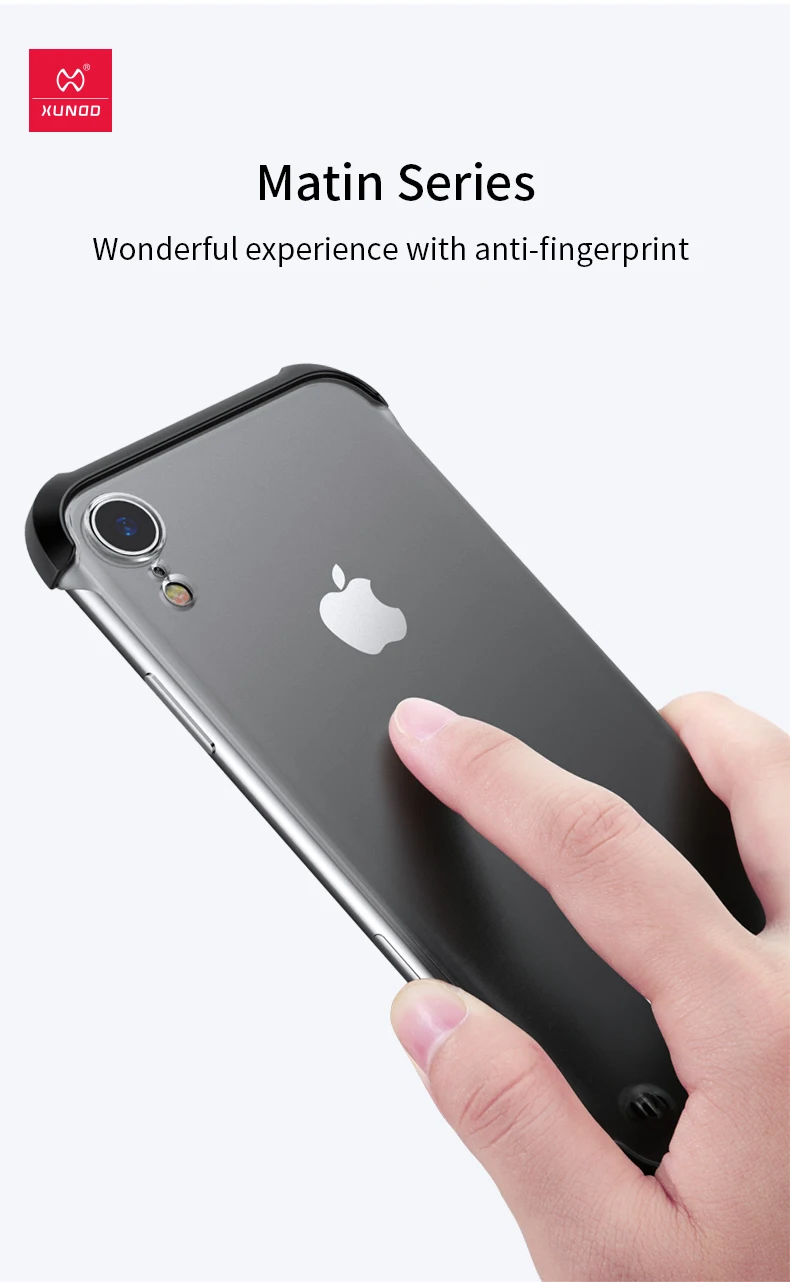 XUNDD Безель Бесплатный чехол для телефона для iPhone X XR XS Max Бампер Защитный матовый прозрачный корпус милый карамельный цвет чехол s разноцветный martin