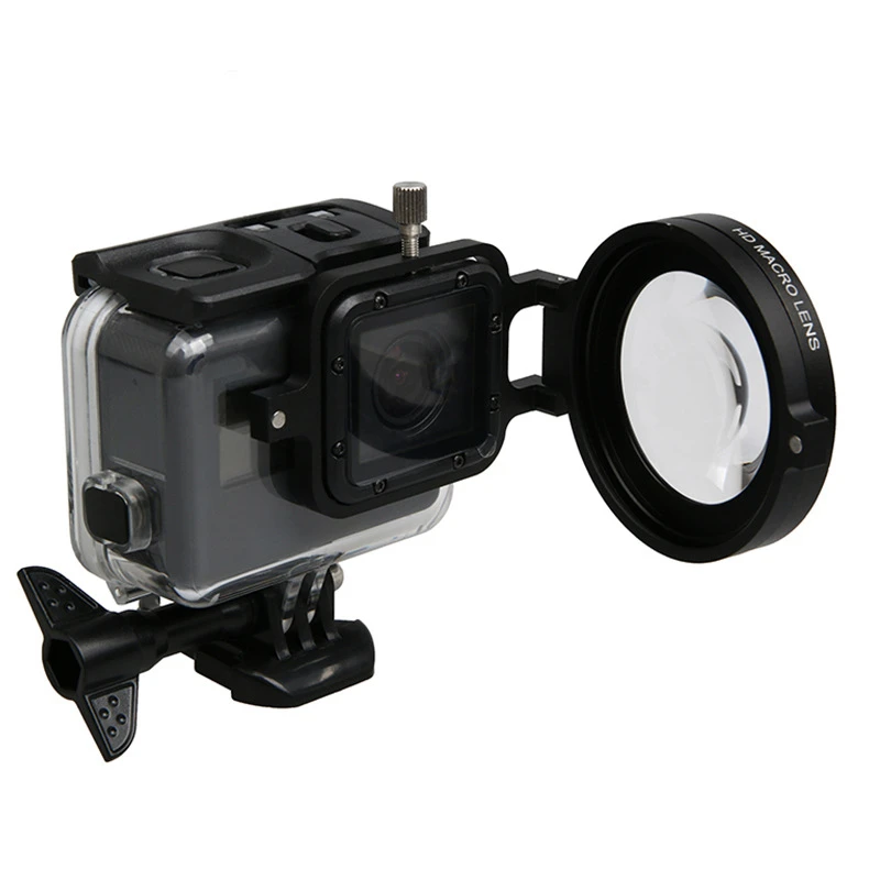 ORBMART 58 мм УФ-фильтр 16X Лупа макрообъектив для Gopro Hero 5 6 7 аксессуары спортивной