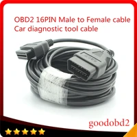 car diagnostic tool cable 10 meter 32ft 10meter obd2 16pin male to female extension obdii connector cable