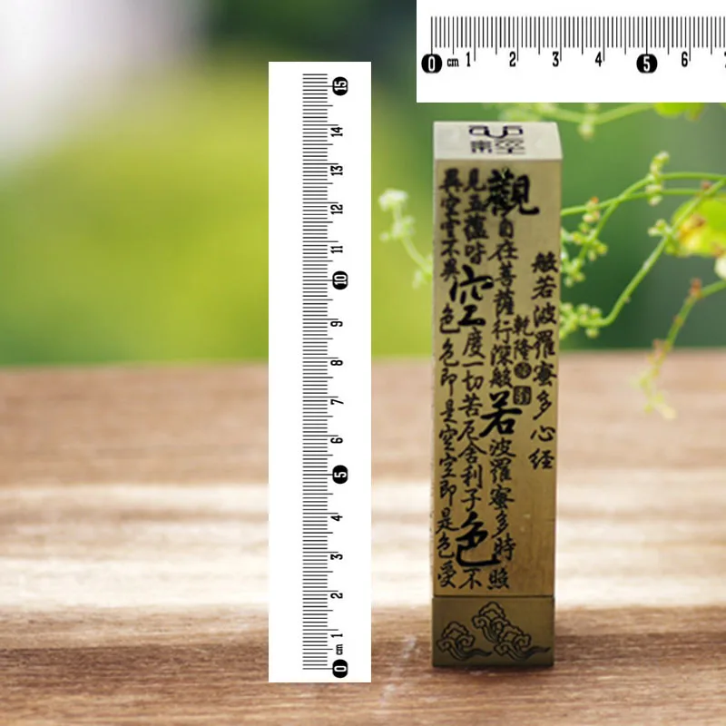 Цельнокроеное платье Китайский почерк Медь сплав Короткая палка Ладан